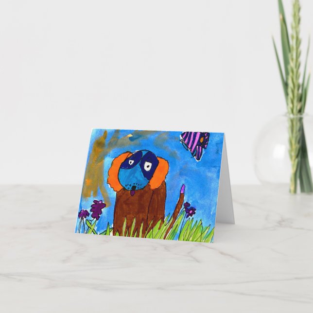 Hund •, Tim Albe, åldras 8 - kortet Kort (Framsida)