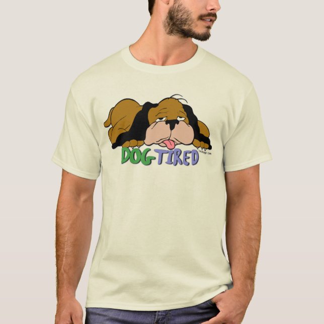 Hund Tired Tee (Framsida)