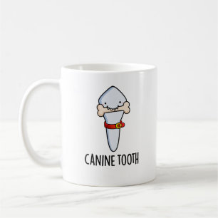 Hund Tooth Funny Dental Pun Kaffemugg