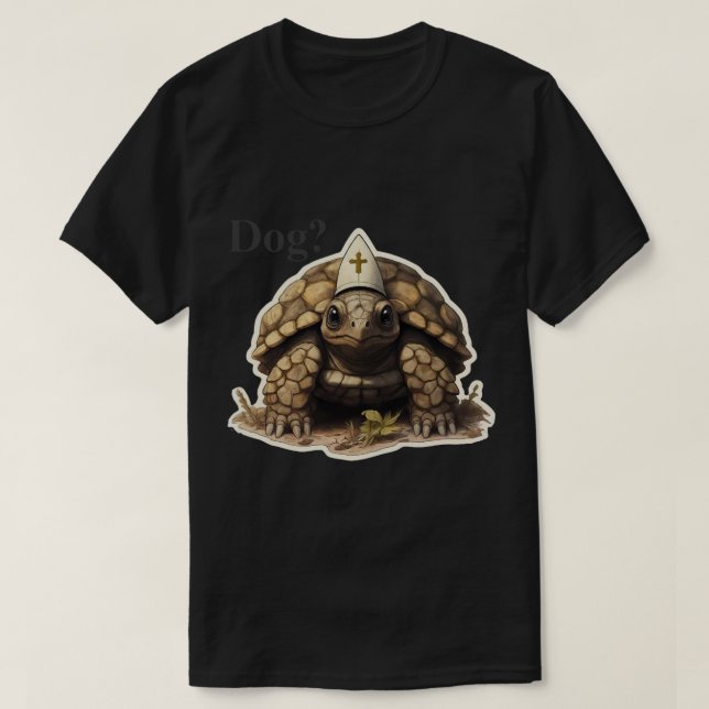 Hund Tortoise Turtle Elden Ring Funny Miriel Pasto T Shirt (Design framsida)
