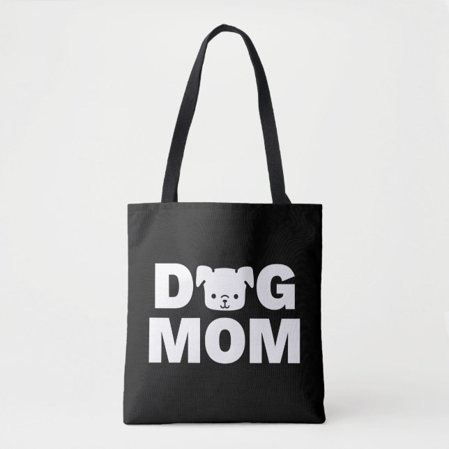 HUND Tote Bag (svart) Tygkasse (Framsida)