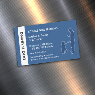 Hund Trainer Affärskort Magnet