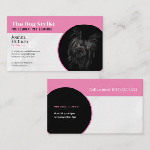 Hund Trainer   Affärskortet Hund Stylist Visitkort