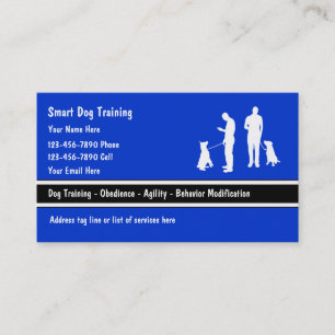 Hund Trainer Affärskorts Visitkort