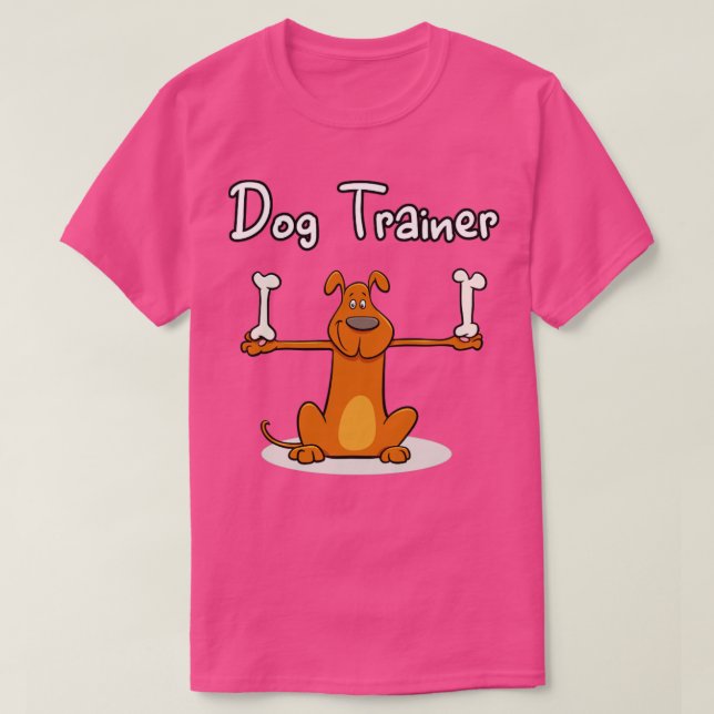 Hund Trainer Funny Career Occupation T Shirt (Design framsida)