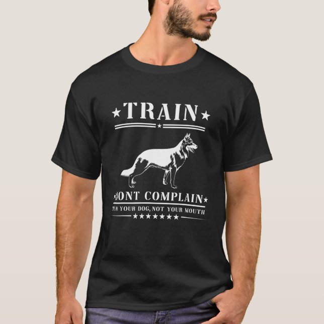 Hund Trainer Inspired Hund Related Obedienc T Shirt (Framsida)