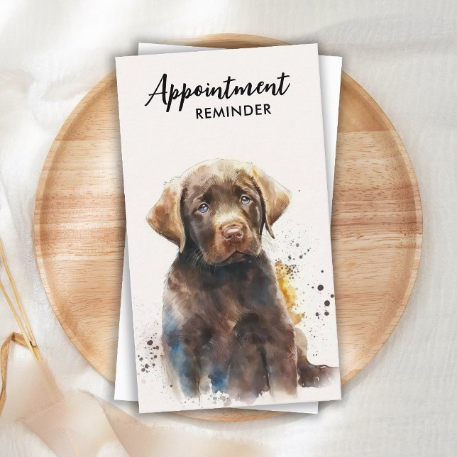 Hund Trainer Labrador Retriever Puppy Pet Sitter t Tidsbeställning Kort (Skapare uppladdad)