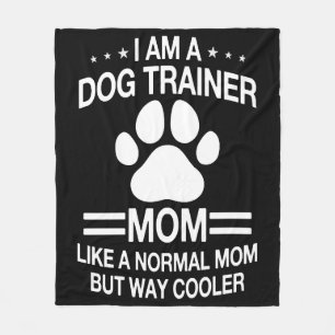 Hund Trainer Mamma för kvinnor Fleecefilt