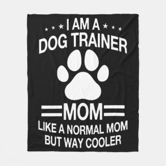 Hund Trainer Mamma för kvinnor Fleecefilt