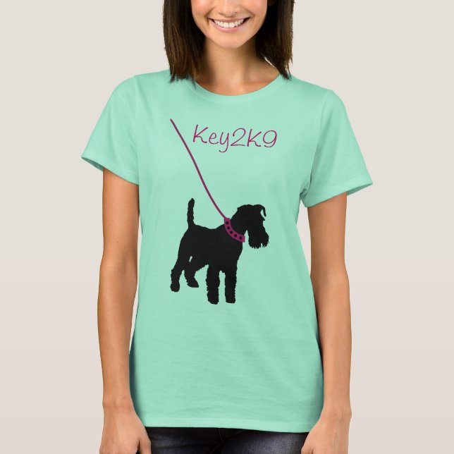 Hund Trainer Shirt Baby Ringer Tee med e-post (Framsida)