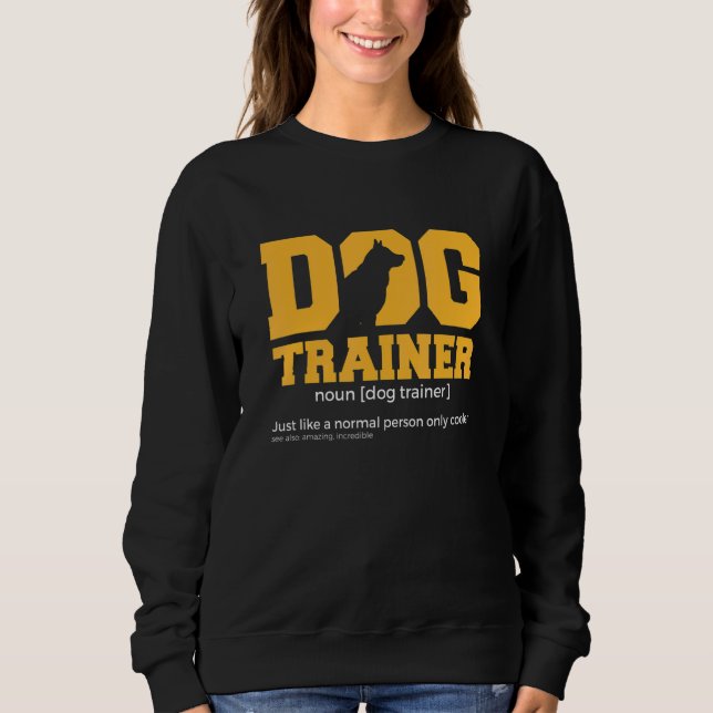 Hund Trainer T Shirt (Framsida)