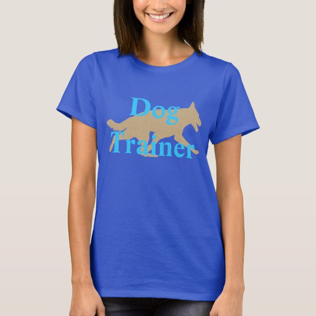 Hund Trainer T-shirt (Framsida)