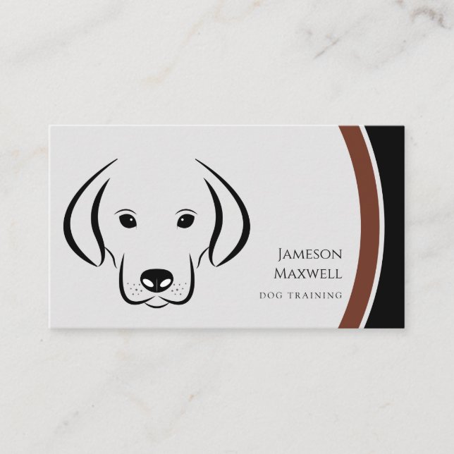 Hund Trainer Visitkort (Framsida)