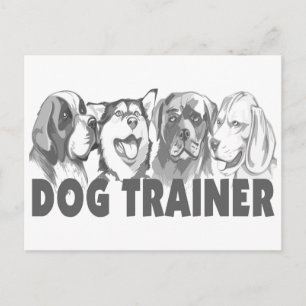 Hund Trainer Vykort