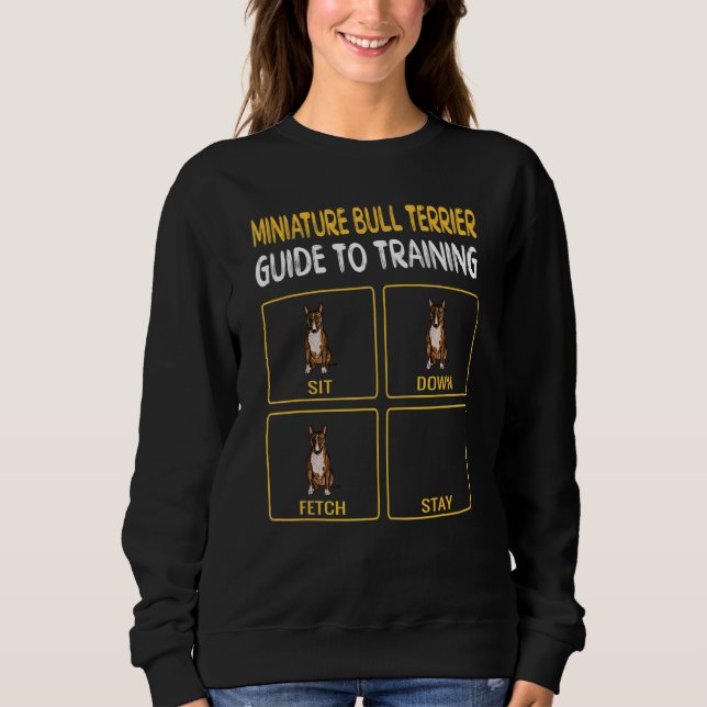 Hund Training Bull Terrier Minister T Shirt (Framsida)