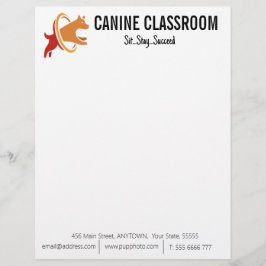 Hund Training Business Anpassningsbar Brevhuvud