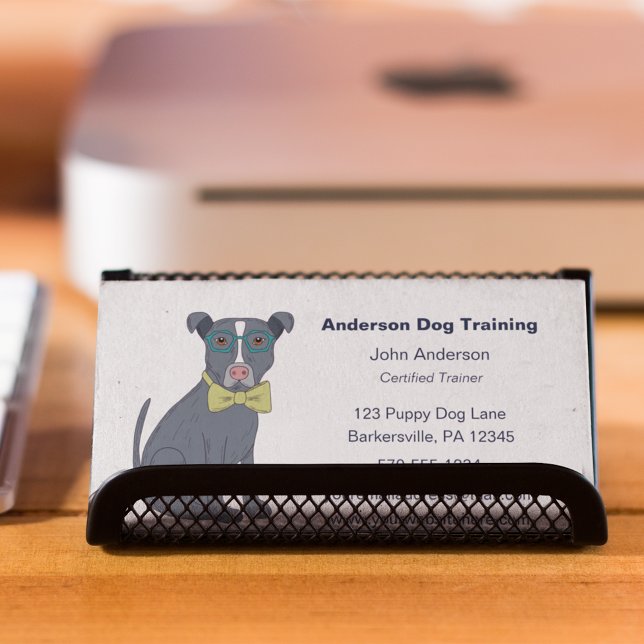 Hund Training Trainer Obedience School Visitkort (Skapare uppladdad)