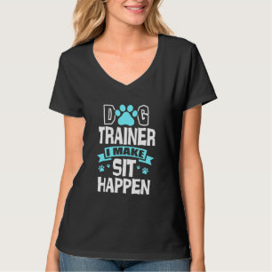 Hund tränare jag gör sittande Happen Pet Sitti T Shirt