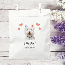 Hund Treat Wedding Favor Bag
