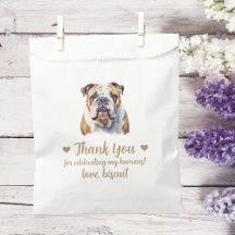 Hund Treat Wedding Favor Bag