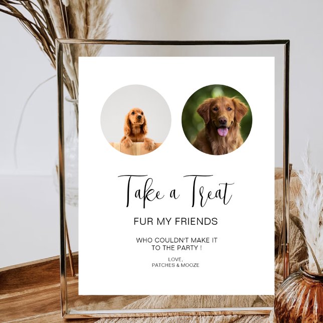 Hund Treat Wedding Favors Pet Treat Biscuit Pub Poster (Skapare uppladdad)