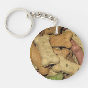 Hund Treats akrylisk nyckelkedja