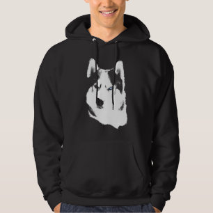 Hund tröja för tröja för Husky Hoodievargkonst Sweatshirt