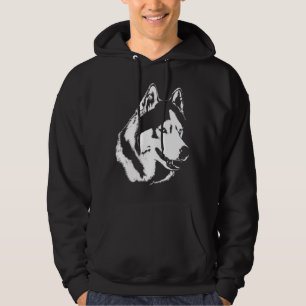 Hund tröja för tröja för Husky Hoodievargkonst Sweatshirt