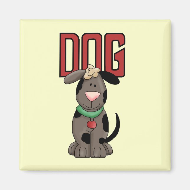 Hund tröja och gåvor magnet (Framsidan)