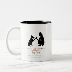 Hund Två-Tonad Mugg