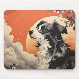 Hund Ukiyo-e Musmatta