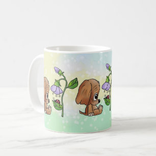 Hund und Blume Kaffemugg