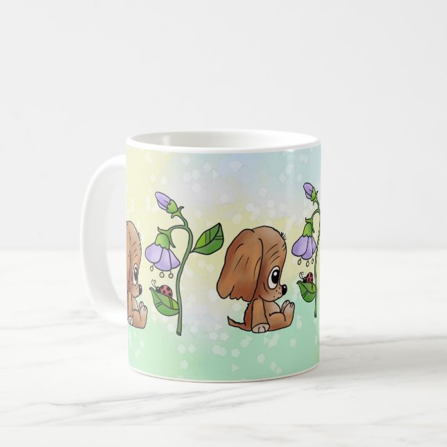 Hund und Blume Kaffemugg (Framsida vänster)