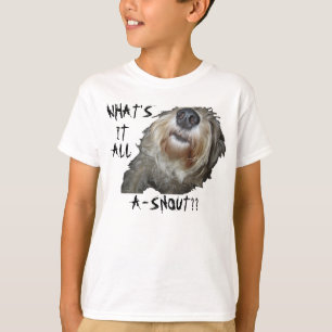 Hund "VAD ÄR DET?" Unds Basic Tee