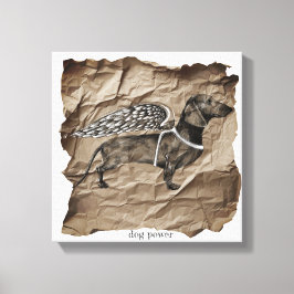 Hund väggkonst canvastryck