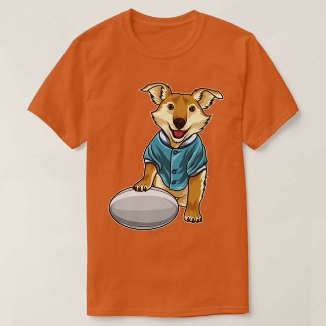 Hund vakter Matta T Shirt (Design framsida)