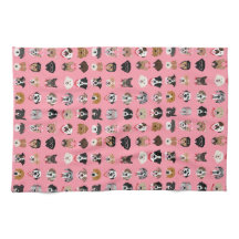 Hund Valentine Ansikte Mönster