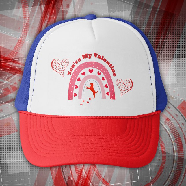 Hund Valentine - du är min Valentine | Keps (Skapare uppladdad)