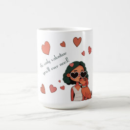 Hund Valentine Kaffemugg