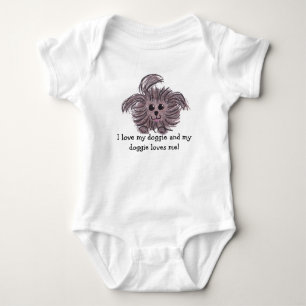 Hund Valp Husdjur Kärlek Spädbarn Bebis Barn Unge T Shirt