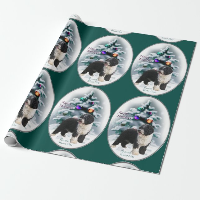 Hund Vatten Presentpapper (Utrullad)