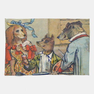 Hund Victorian Dinner Dress Doggy Kökshandduk