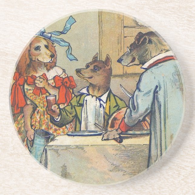 Hund Victorian Dinner Dress Doggy Underlägg (Framsidan)