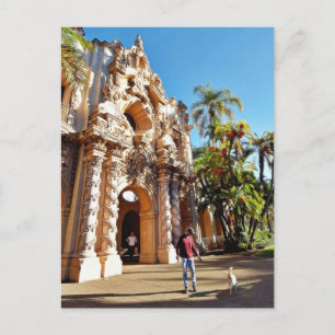Hund vid Balboa Park Vykort