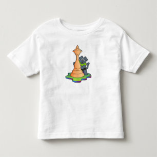 Hund vid Chess med Chess biet Queen T Shirt