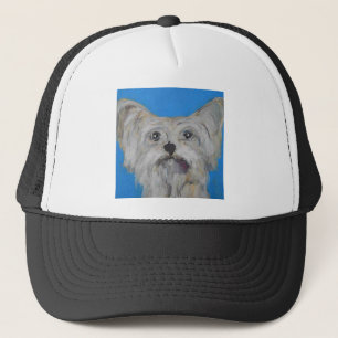 hund vid eric ginsburg truckerkeps
