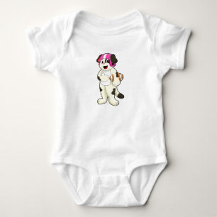 Hund vid fotbollssport t shirt