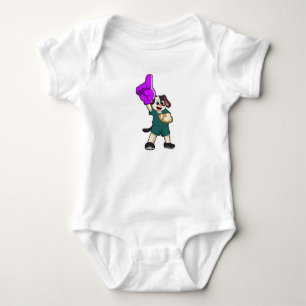 Hund vid fotbollssport t shirt