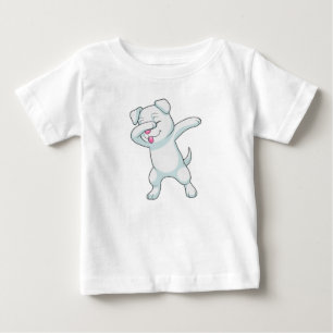 Hund vid Hip hop Dance Dab T Shirt