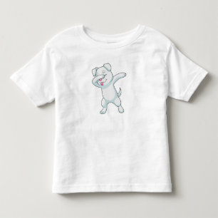 Hund vid Hip hop Dance Dab T Shirt